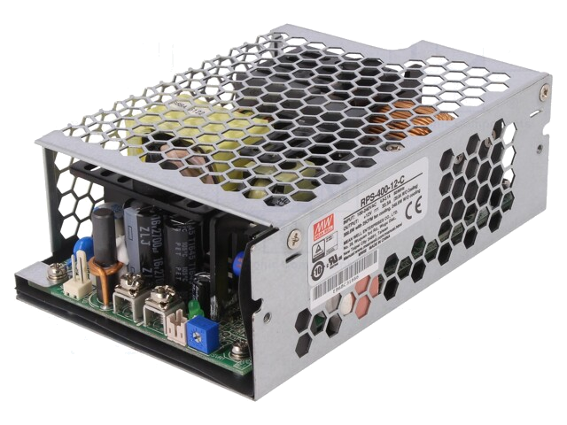 Voedingseenheid: schakelende; open; 400W; 113÷370VDC; 80÷264VAC Voedingseenheid: schakelende; open; 400W; 113÷370VDC; 80÷264VAC